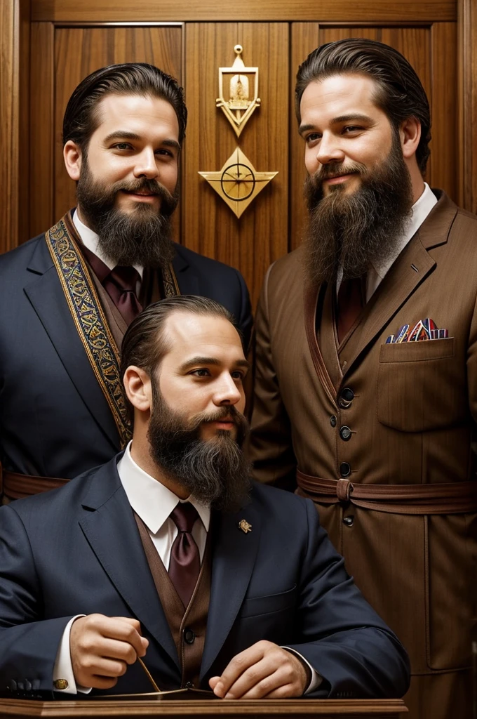 How good and how pleasant it is for brother Masons to live together in harmony in a lodge.! 2 It is like good oil that, from the head, it goes down the beard, by Aaron's beard, to the edge of his garments. 3 It is like the dew of Hermon descending on the mountains of Zion.