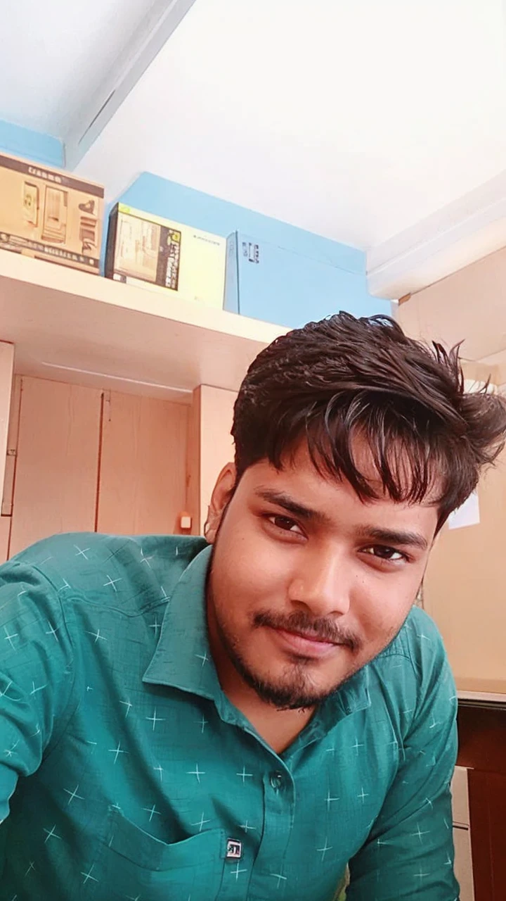 1cute confident young indian girl working in an office cubicle, back towards the camera, height 160 centimetres, build, fair skin, average hair length of 60 centimetres, photorealistic, highly detailed, 8k, high contrast, detailed skin texture, ultra-detailed