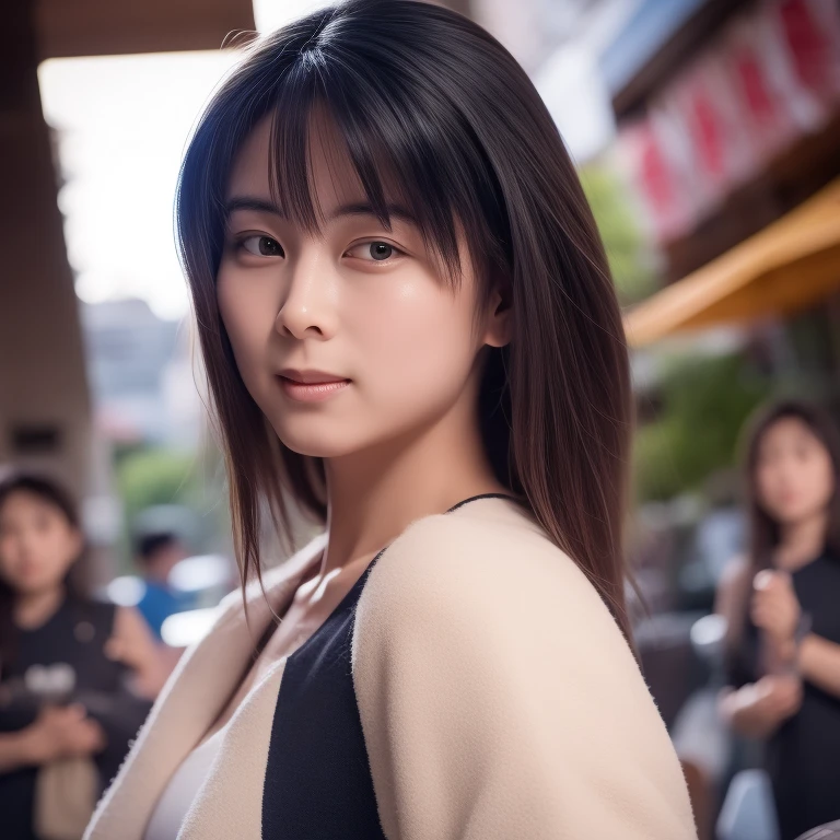 Black Hair, Ahoge, bangs, Floating Hair, Shoulder hair, Long Hair, Unconscious, Written boundary depth, First Person View, 胸F/1.8, 135mm, Canon, Ticker, retina, Flying debris, Collection and organization, Anatomically correct, Rough skin, Very detailed, Advanced Details, high quality, Awards, 最high quality, High resolution, In 4K, 8K
