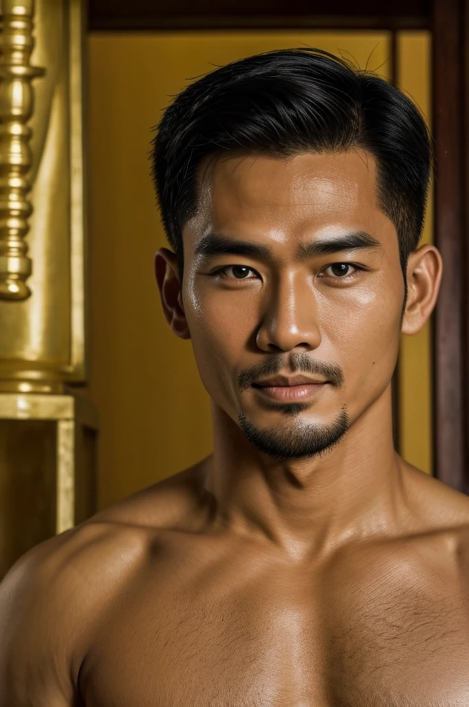 a handsome thai man face