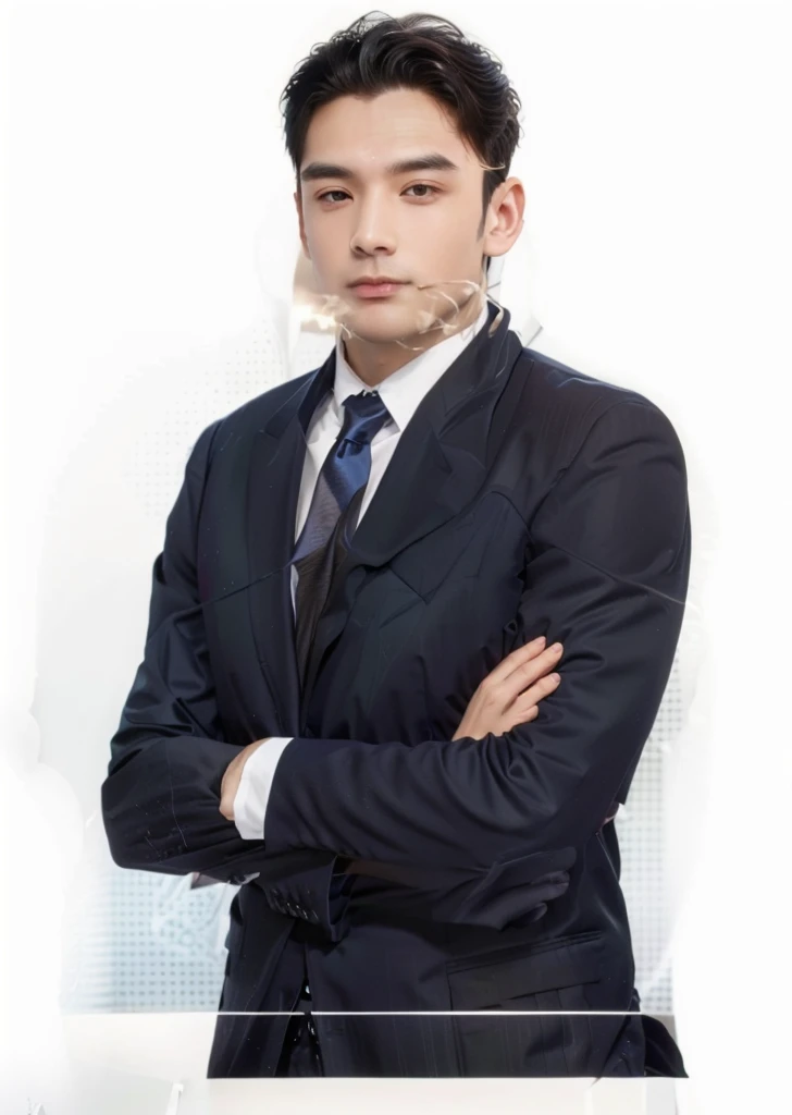 a close up of a man in a suit and tie, cai xukun, professional profile picture, yanjun chengt, jinyiwei, ceo, li zixin, xision wu, wenjun lin, xintong chen, headshot profile picture, professional picture, qichao wang, inspired by Zhang Han, bo feng, zmonzheng, qifeng lin
