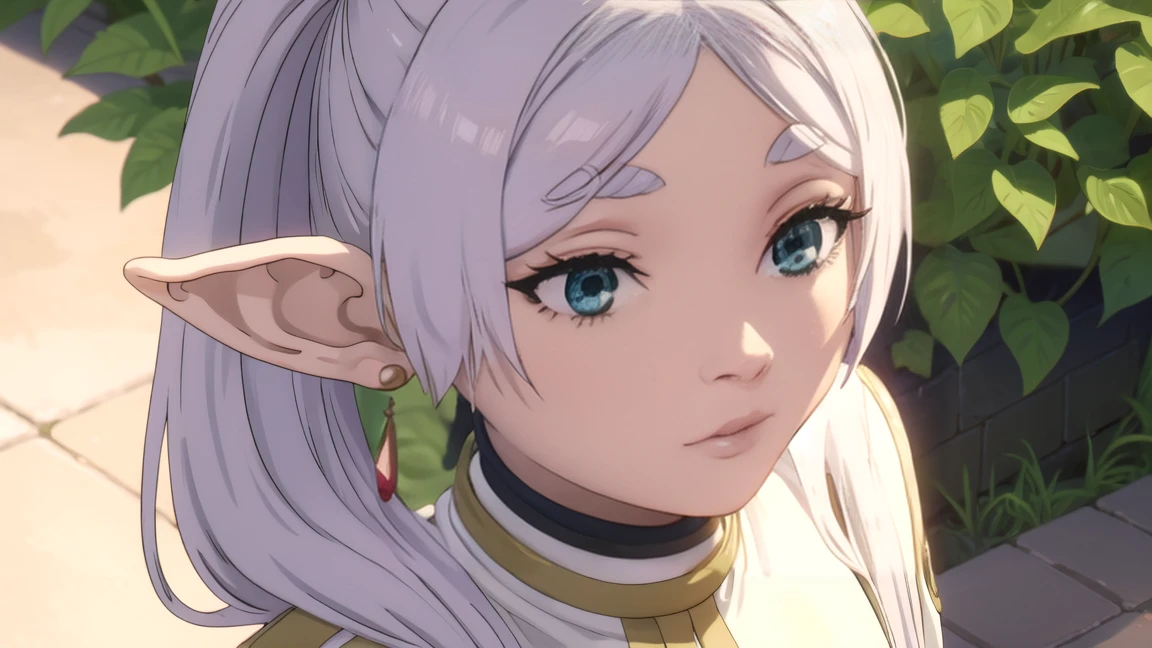 to freeze, to freeze, long hair, ponytail, (green eyes:1.5), White hair, pointed ears, elf, naked грудь, very sexy, naked грудь, naked, elastic, nude грудь, full length (full body 1.1.), nude, very sexy, naked, Sex pose, nude, Sex pose, close-up,
BREAK shirt, long sleeves, jewelry, Tights, earrings, striped, black Tights, lure, striped shirt,
BREAK looking at viewer, upper body, whole body,
BREAK outdoors, sky, nature,
BREAK (masterpiece:1.2), Best quality, A high resolution, unity 8k wallpaper, (illustration:0.8), (beautiful detailed eyes:1.6), very detailed face, perfect lighting, extremely detailed computer graphics, (perfect hands, Ideal Anatomy),