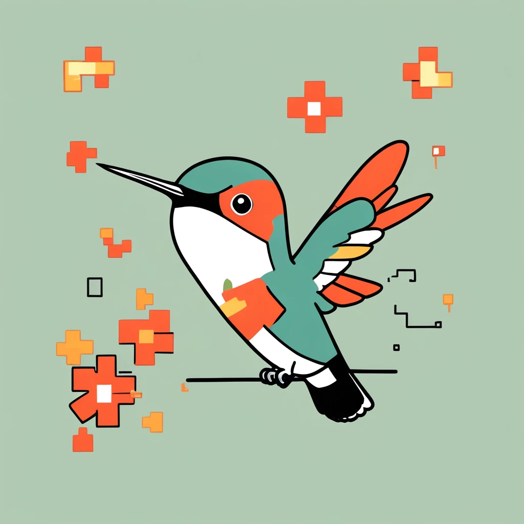 cute little hummingbird