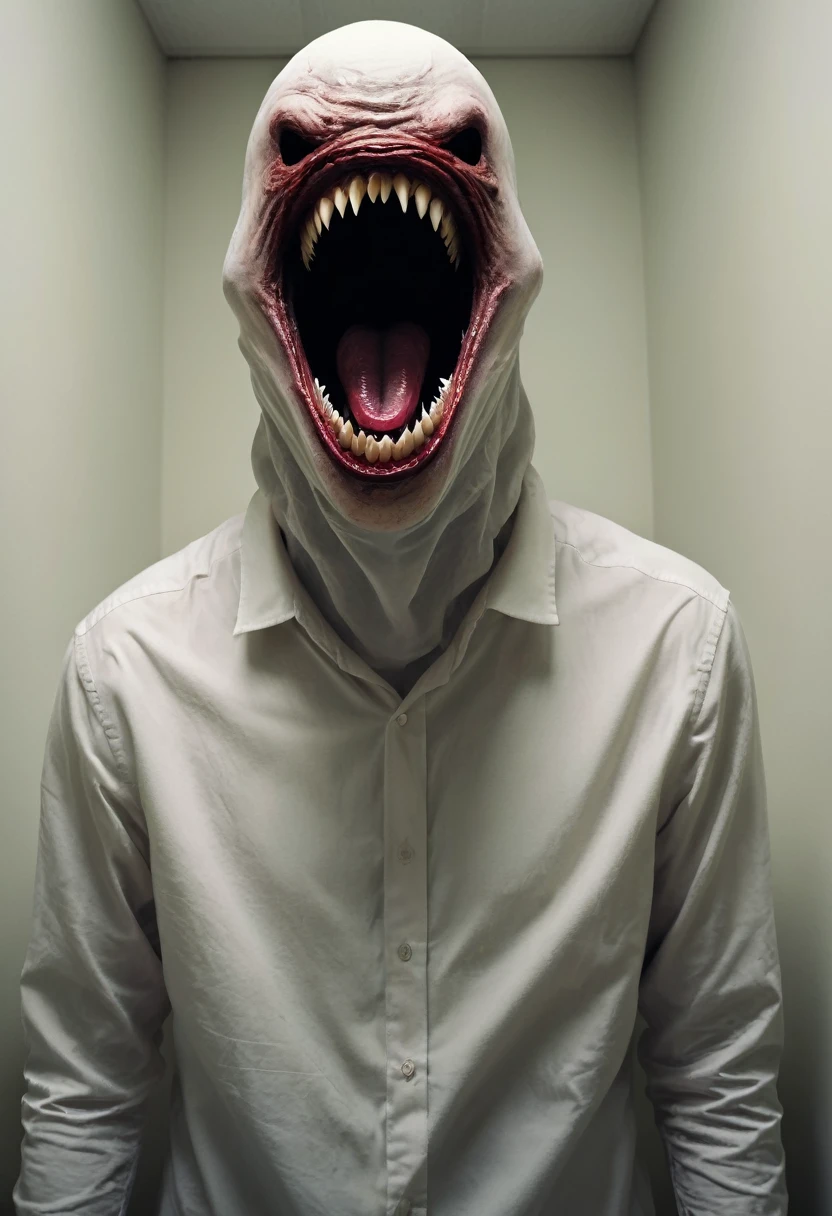 monster faceless with wide gaping mouth instead of face [Mouth] [Faceless] [Monster] [Terrifying]