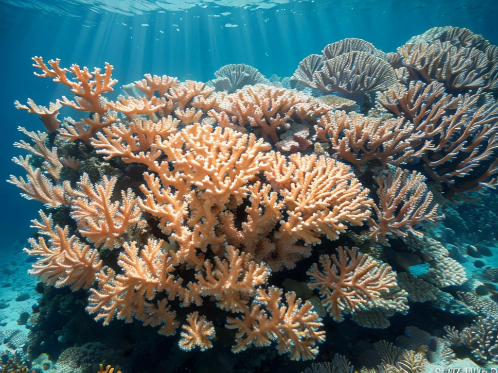 8K picture quality,Best quality,masterpiece,HD,Super rich detail,detailed,Underwater world coral flower
