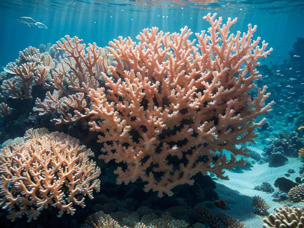 8K picture quality,Best quality,masterpiece,HD,Super rich detail,detailed,Underwater world coral flower