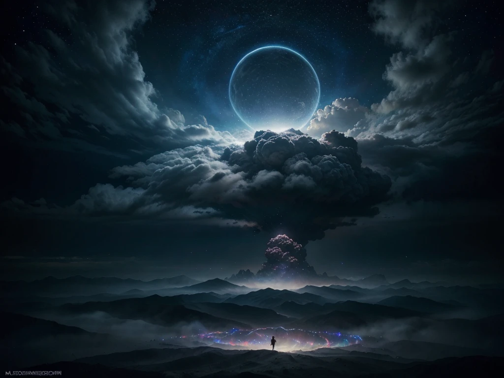 a surreal abstract background with stars, glowing cosmic clouds, swirling energy fields, ethereal lighting, dynamic composition, vibrant colors, dreamlike atmosphere, intricate details, visually captivating, otherworldly, mystical, (best quality,4k,8k,highres,masterpiece:1.2),ultra-detailed,(realistic,photorealistic,photo-realistic:1.37),cinematic lighting,dramatic chiaroscuro,digital art,concept art,matte painting