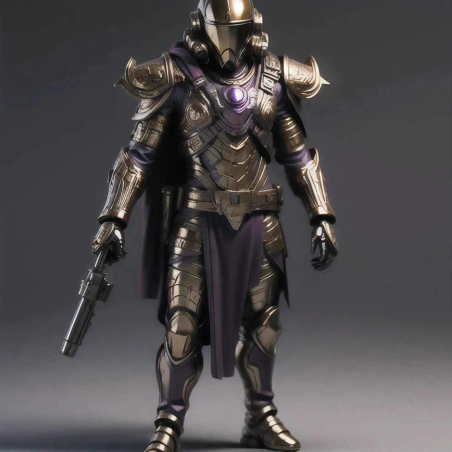 Close up of purple and gold toys, Super detailed fantasy characters, Science Fiction Characters render, detailed humanoid, Star Pathfinder Characters, Science Fiction Characters, Science Fiction Characters, humanoid character, very detailed character, Color Rendering, 3D Rendering Character Art 8K, Alien Armor, safi'jiiva armor, Marmoset Rendering
