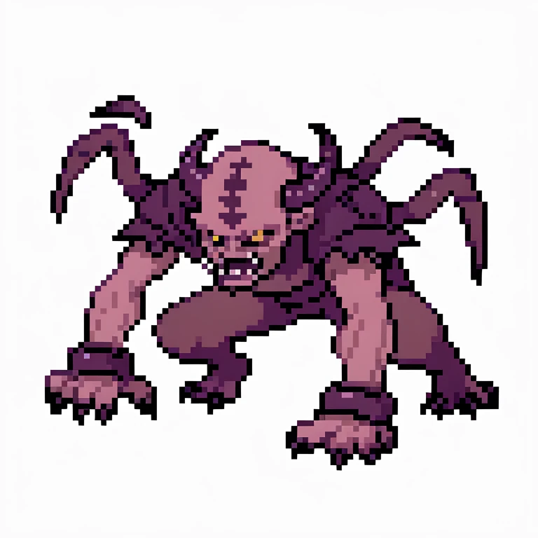demon crawling. warhammer . full body 