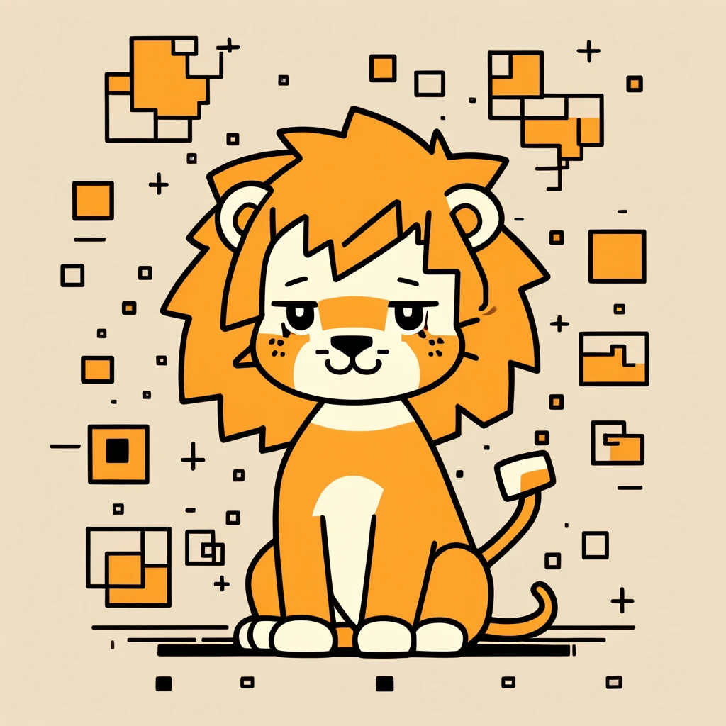 cute little lion