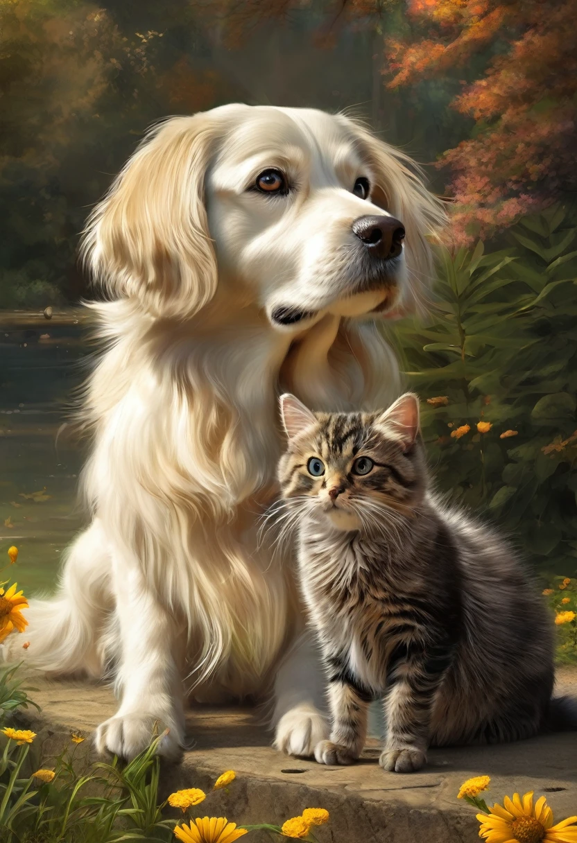 Dog and cat