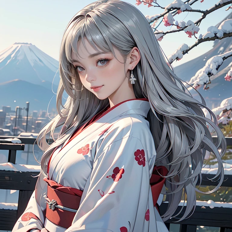 ((8K, RAW Photos, Highest quality, masterpiece)),((Show your kimono through the obi：1.5)), High-resolution RAW color photos、

Professional close-up photography, (Realistic, フォトrealism: 1.37), 

(Highest quality), (Best Shadow), (Best illustrations),

High-quality images、Skin Radiance、Texture of skin and clothing、

Expression of fine eyes、Shiny Hair,Long Hair Girl, Manga inspired by Lee Jong-suk, 

Trending on deviantart, realism, detailed manga style, Manga art style,

Perfect Line Drawing, Beautiful line art, digital manga art girl, K-POPアイドル, Beautiful brown eyes, Fuller lips, Gorgeous face with attention to detail, 

(Cute Smile), Charm, Innocent, (Perfectly detailed face), 

(Detailed and carefully hand-drawn) Photorealistic images, Written boundary depth, 

(Japanese Princess Cut Hairstyle:1.5), 

Highest quality, masterpiece, new year, 

((Colorful and beautiful kimono, red, Silver, Money:1.7)), 

Three cute Japanese high school girls, ((Look straight:1.7)), 

Smiling Kindly, 

((Upper arms hidden by clothing or hair:1.5)),

(An innocent and pure high school girl:1.7)

((White short scarf:1.2)), ((White Feather Shawl:1.2)), 

(another々Alongside:1.5), 

Shrine Background, (Fuji Mountain:1.3), ((snow))

winter(season), (Outdoor:1.5)
