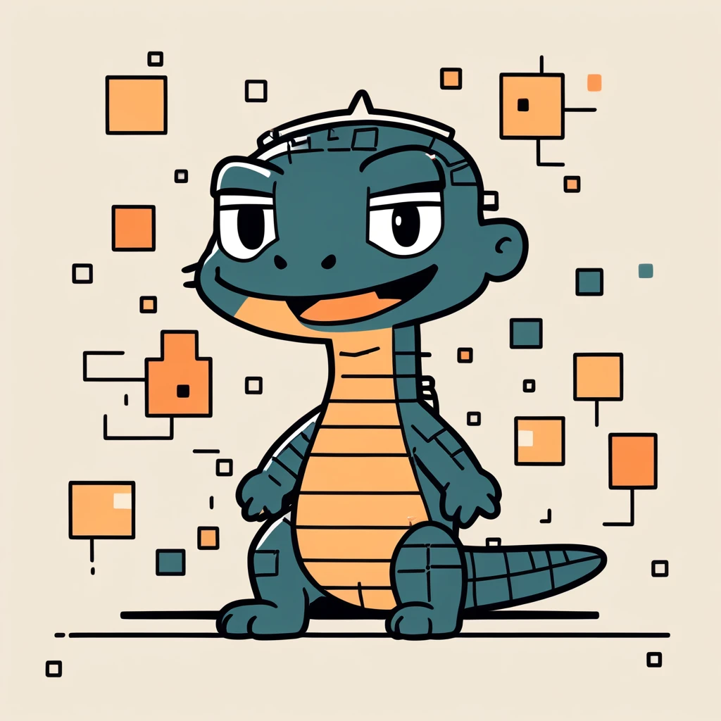 cute little monitor lizard