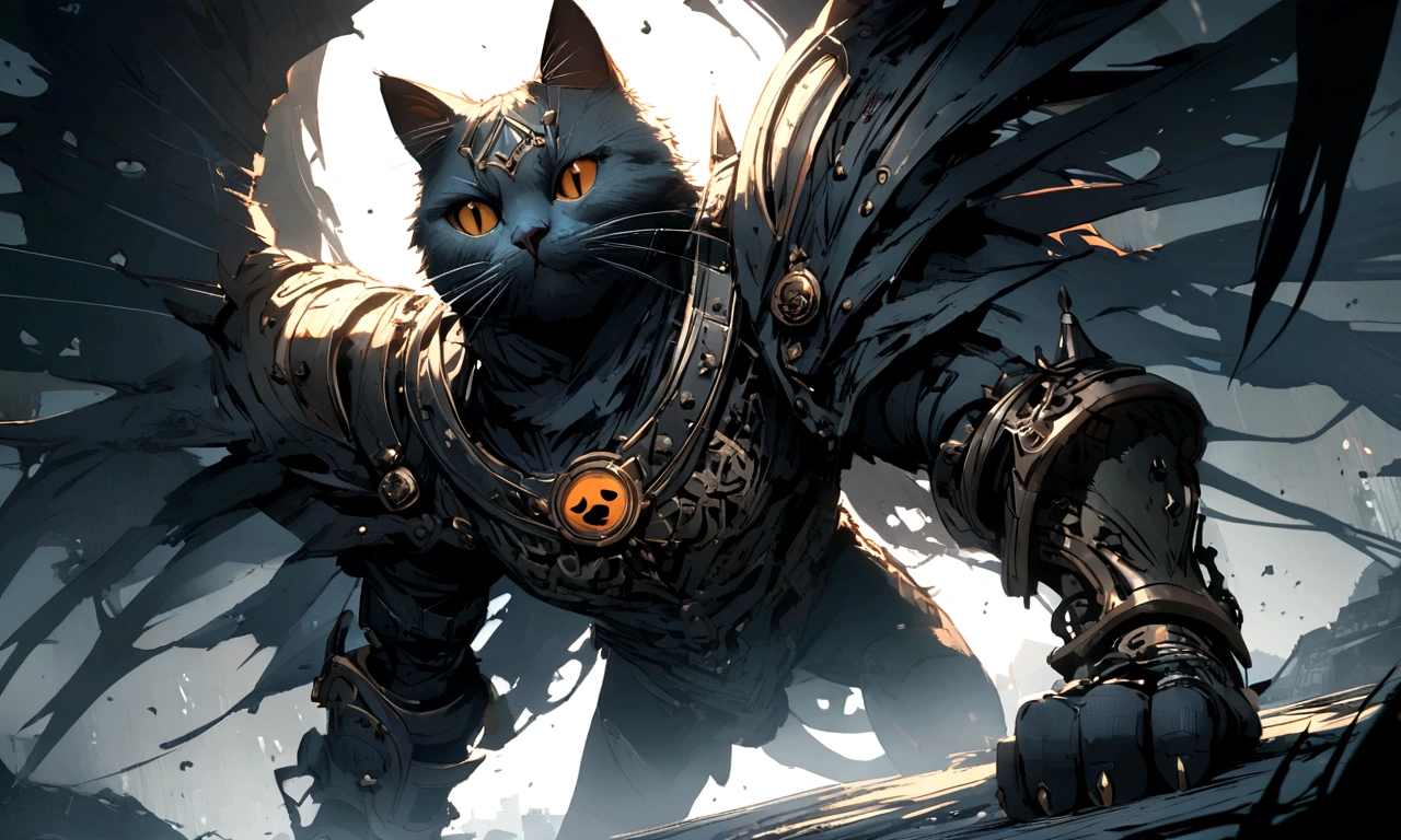 cat icon mark logo