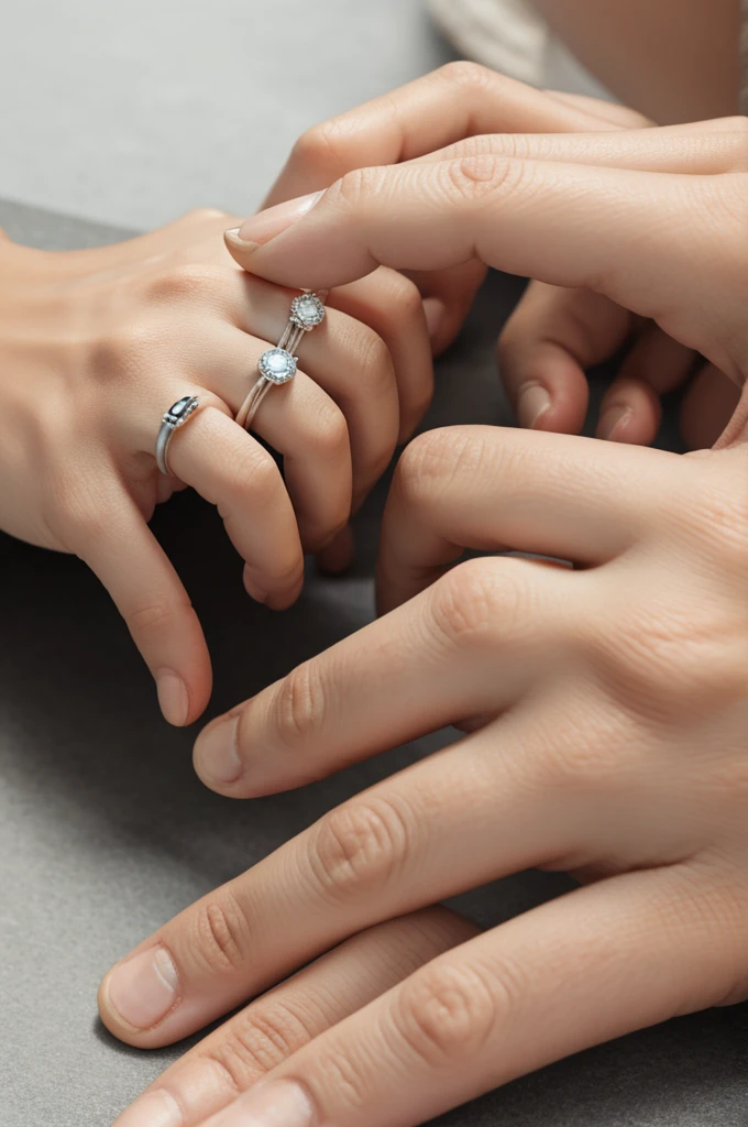 A hand with ring