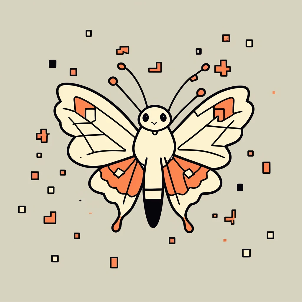 cute little moth