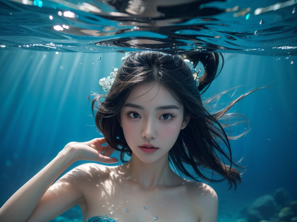 8K picture quality，Best quality，masterpiece，HD，Super rich detail，detailed，The underwater world