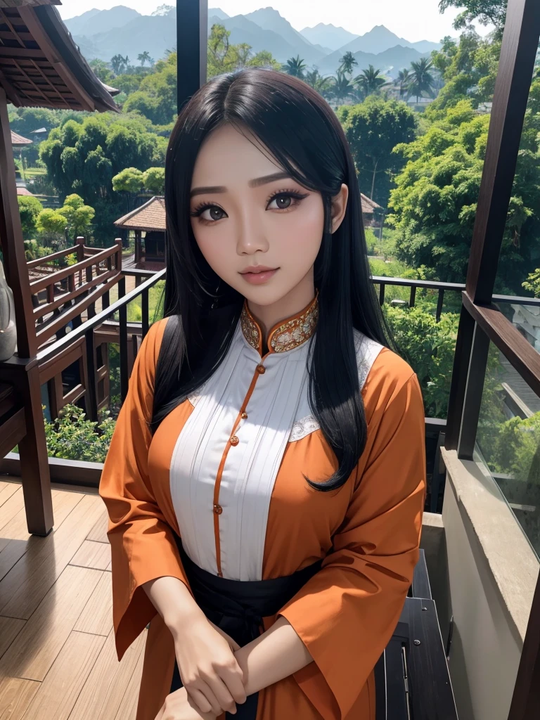 Selfi, orang cina, berwajah kalem, 1 wanita
bermain piano memakai baju gaun abad ke 5 mewah, bacground di balkon rumah gothic mewah dan kota abad ke 5, full hd, 16k, kontras tinggi, saturasi tinggi, foto hyper realistis, cahaya bagus, wajah bagus dan sangat detail
