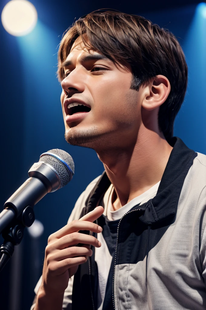 Singing boy hd photo