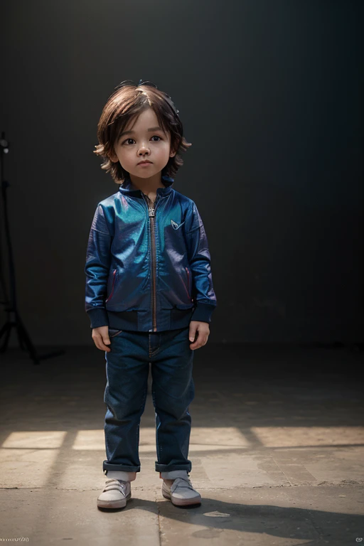 4d photographic image of full body image of a cute little chibi boy realistic, vivid colors octane render trending on artstation, artistic photography, photorealistic concept art, soft natural volumetric cinematic perfect light, UHD no background