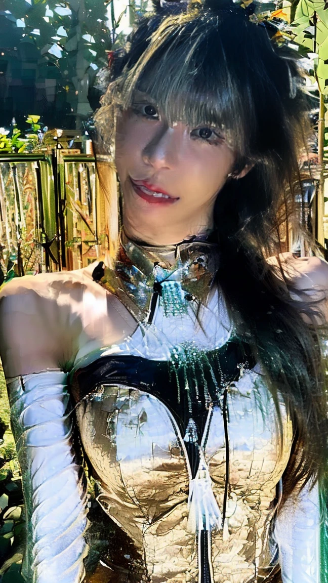 8K resolution, Surreal, Very detailed, high quality,Perfect Anatomy, (girl: 1.1), girl1名, Beautiful Japanese Women,18-year-old, Shinwes,  Detailed face, Long Hair, (Huge breasts),(Wide Hips), (White swimming race suit :1.3), (Camel Toe), cute, Japanese idol faces, smile,(((Fold your arms in front of your chest:1.3)))