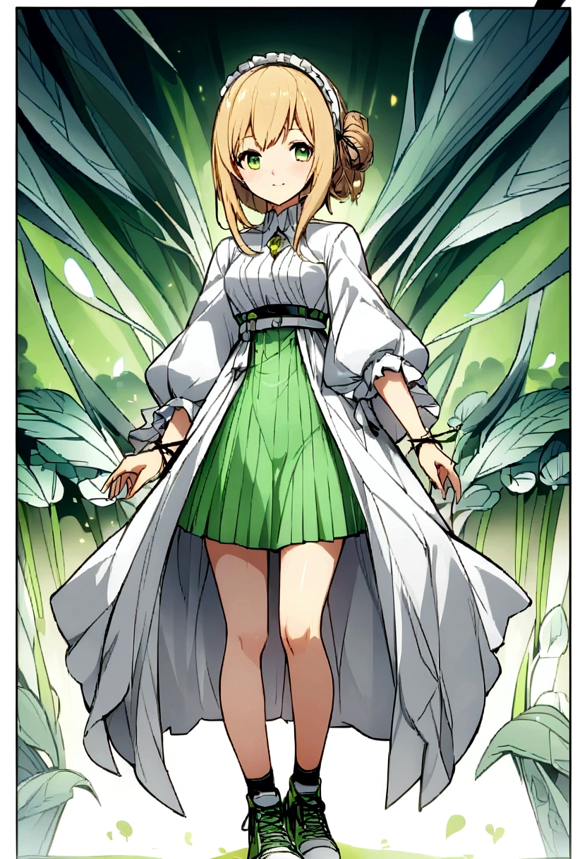 Nora
Appearance: Nora is a young woman in her mid-twenties with short blonde hair and sparkling green eyes. She dresses in trendy, comfortable clothes such as a simple dress and sneakers.
Personality: Nora is the designer with a knack for adding aesthetic value to projects. Her cheerful and optimistic nature makes her an inspiring figure. She is skilled at visual design and creating engaging graphics.
Role in the Scenario: Nora is seen in a bright design studio, working on creating a visually appealing e-book cover or user interface for an app. Her role emphasizes the artistic and visual aspects of digital product creation.