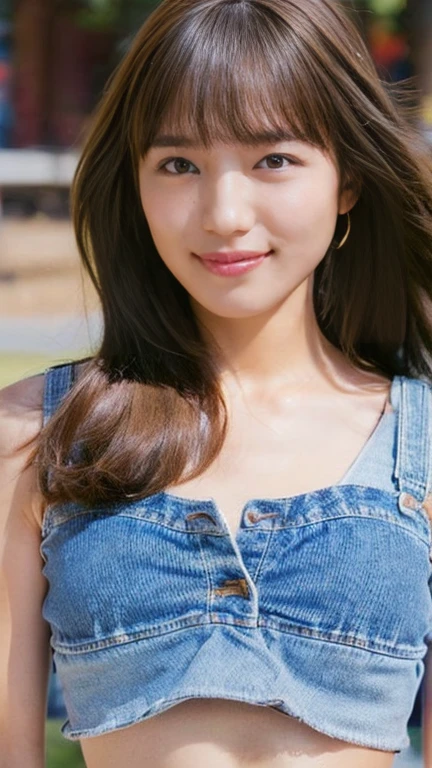 One Girl,Beautiful Model , Instagram (photoRealistic, High resolution:1.4), ((Puffy eyes)), View your audience, , whole body (8K, RAW Photos, Highest quality, masterpiece:1.2), (Realistic, photo-Realistic:1.37),(Sharp focus:1.2), Professional Lighting, Photon Mapping, Radio City, Physically Based Rendering, (Realistic skin:1.2),( ), View your audience, (Medium Hair:1.5),, Purple eyes, (Silver Hair:1.1),bangs, (Park Background:1.4), alone, Realistic,(masterpiece:1.4),(Highest quality:1.4),(Shiny skin),Stylish girl,Compensate,smile(skinny,Mouth closed,shy :1.3) , shoulder,Full Color:1.1),whole bodyショット,Sleeveless,jeans,Medium Bust,Sexy pose ,