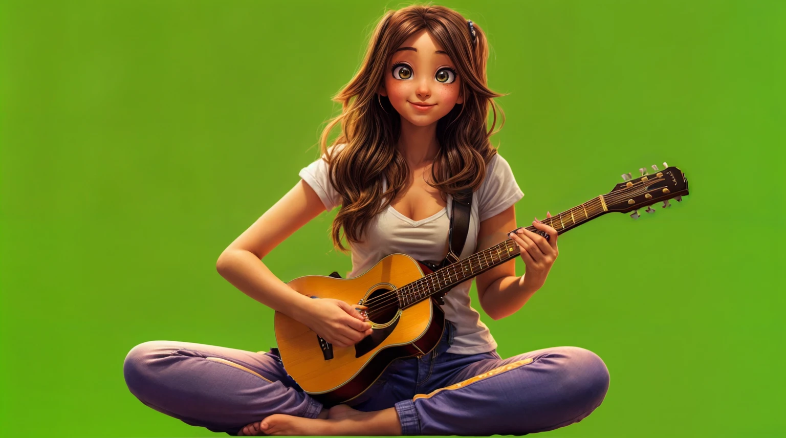 Girl without a guitar