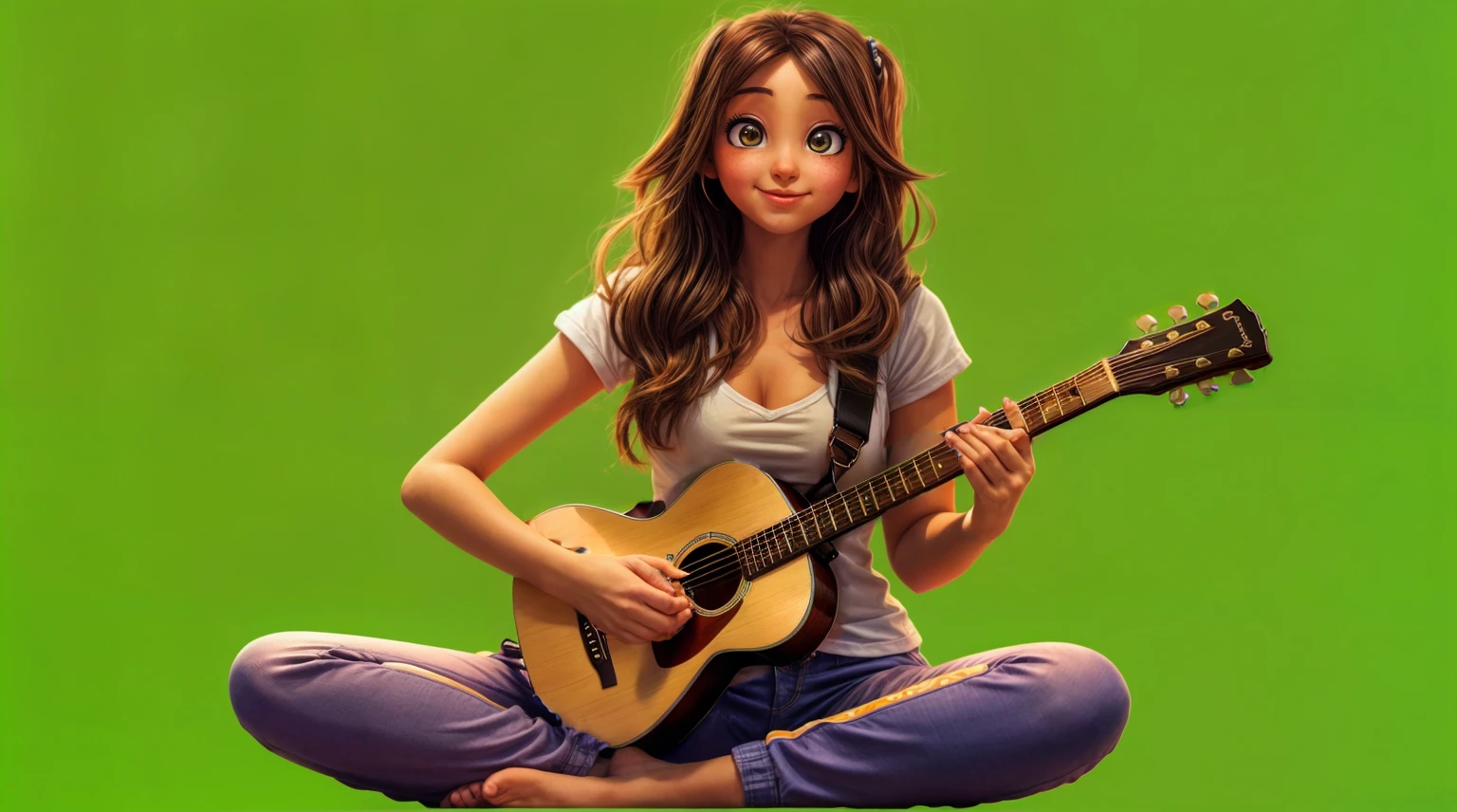 Girl without a guitar