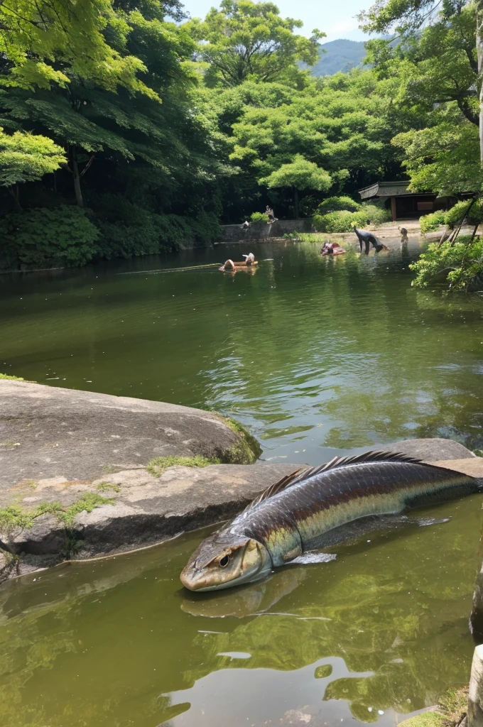 Unidentified creatures Unidentified animals Reptiles Chi-kun Lake Biwa 