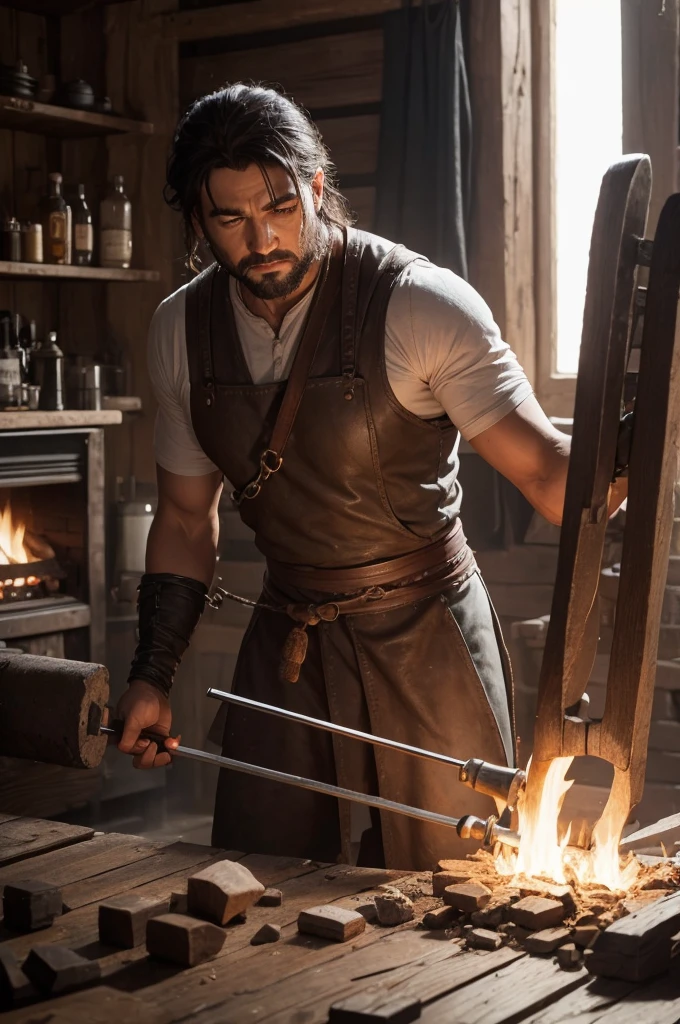 A powerful Blacksmith God