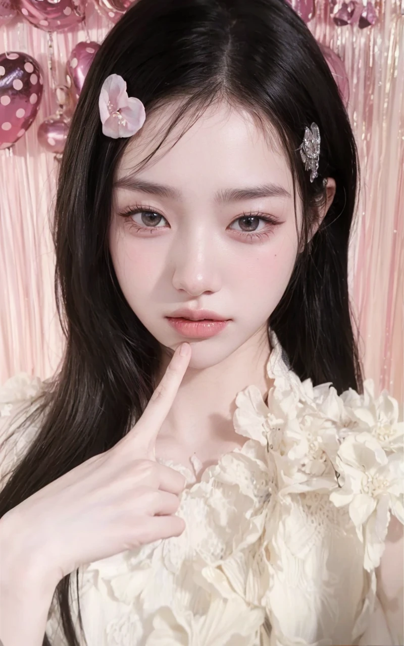 arafed photo of a young man with a blue shirt and earrings, jimin\'s right eyelid swollen, jungkook, cai xukun, yanjun chengt, jimin\'s grecian nose, hyung tae, park jimin, taejune kim, jimin, kim doyoung, portrait of jossi of blackpink, inspired by Bian Shoumin, young wan angel