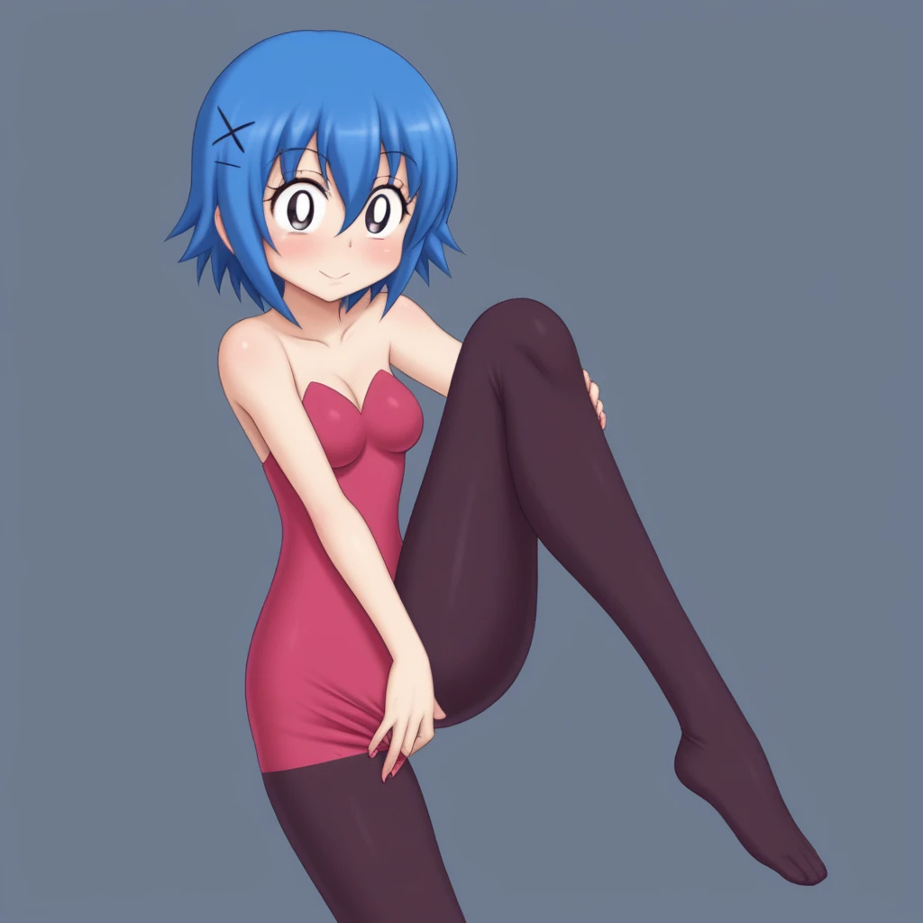 Lacey from Lacey's game usando uma leggings preta