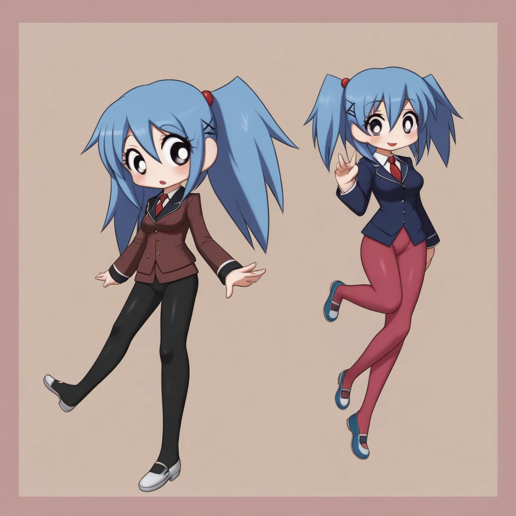 Lacey from Lacey's game usando uma leggings preta