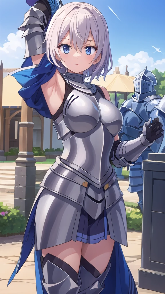 Armpit、armor、female knight
