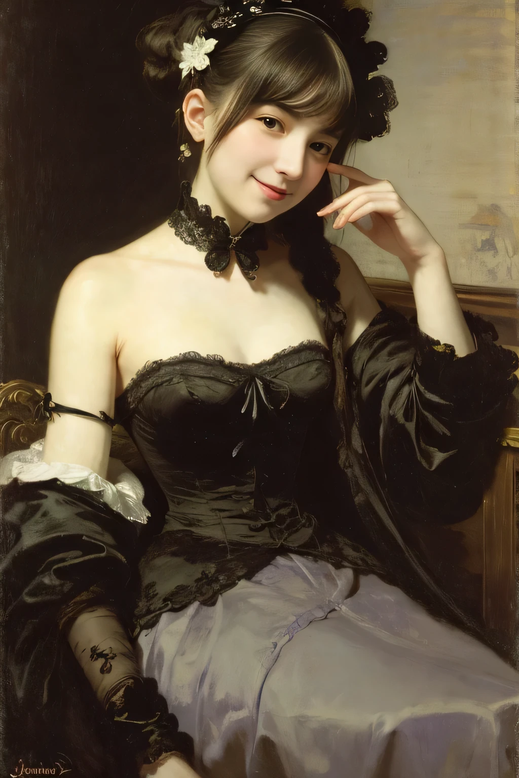 James Whistler's Nocturne.,smile,sexy