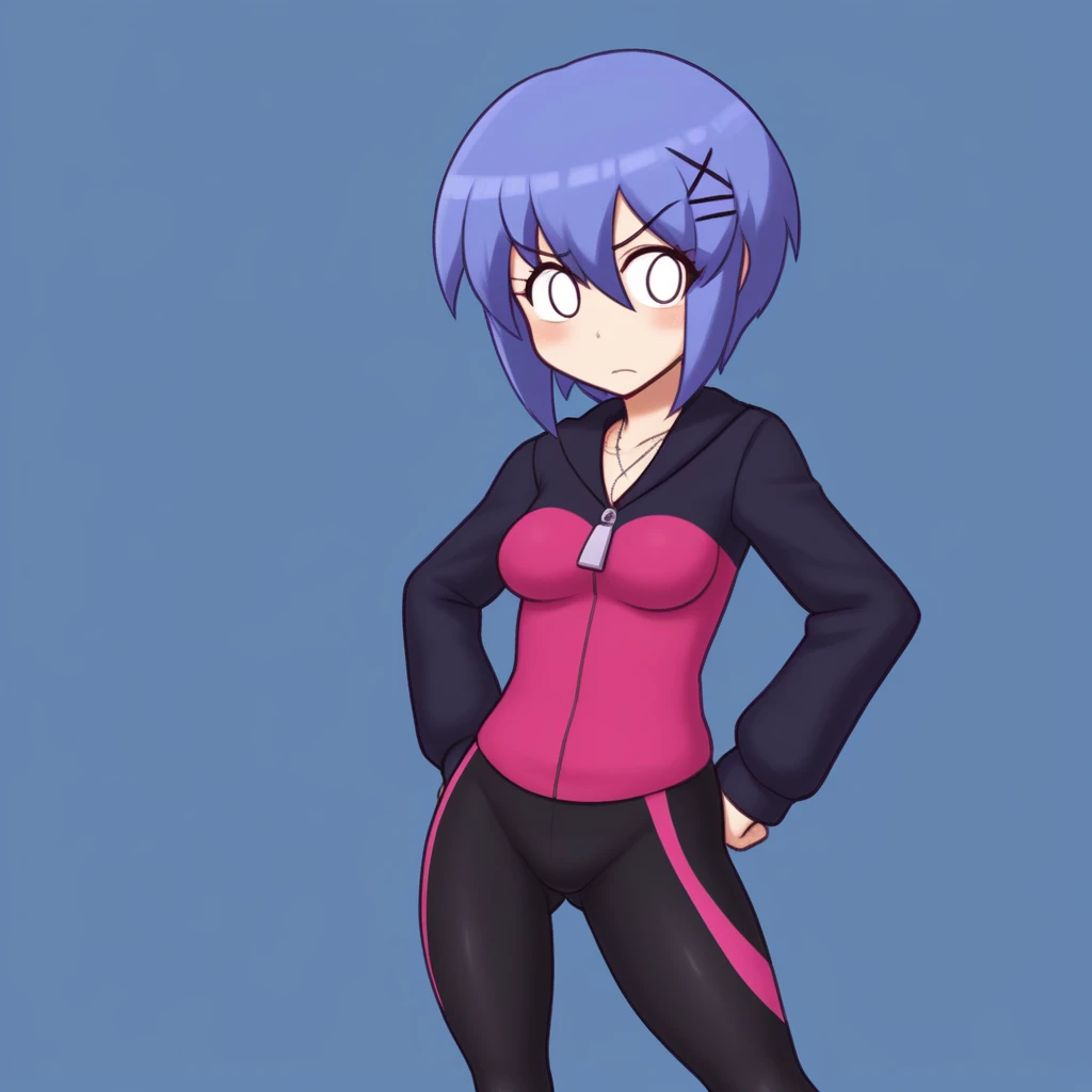 Lacey from Lacey's game usando uma leggings preta