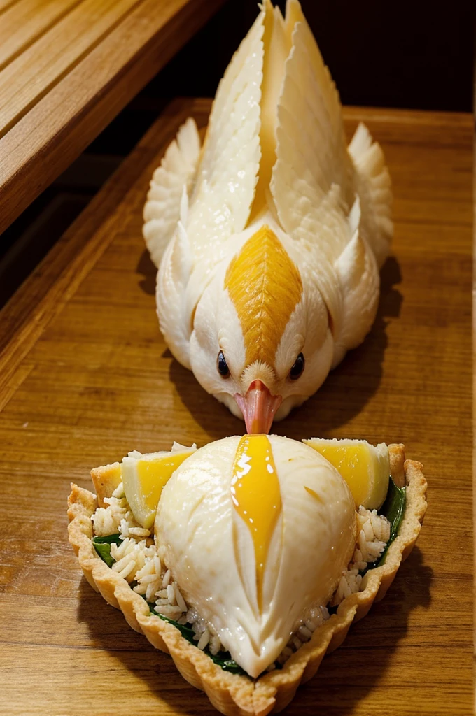 photorealistic,น่องไก่ทอดrealistically,Evening rice tart,Put on the table,Looks delicious,Very delicious,Have lunch,realistically,sharp.