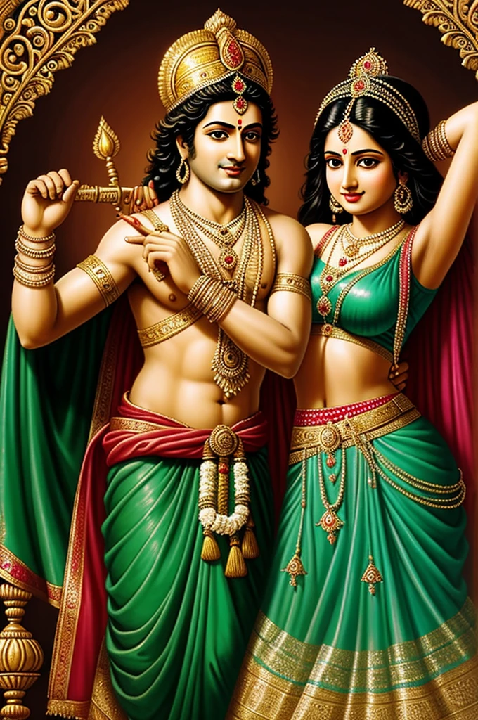 Krishna and radha god couple love images 