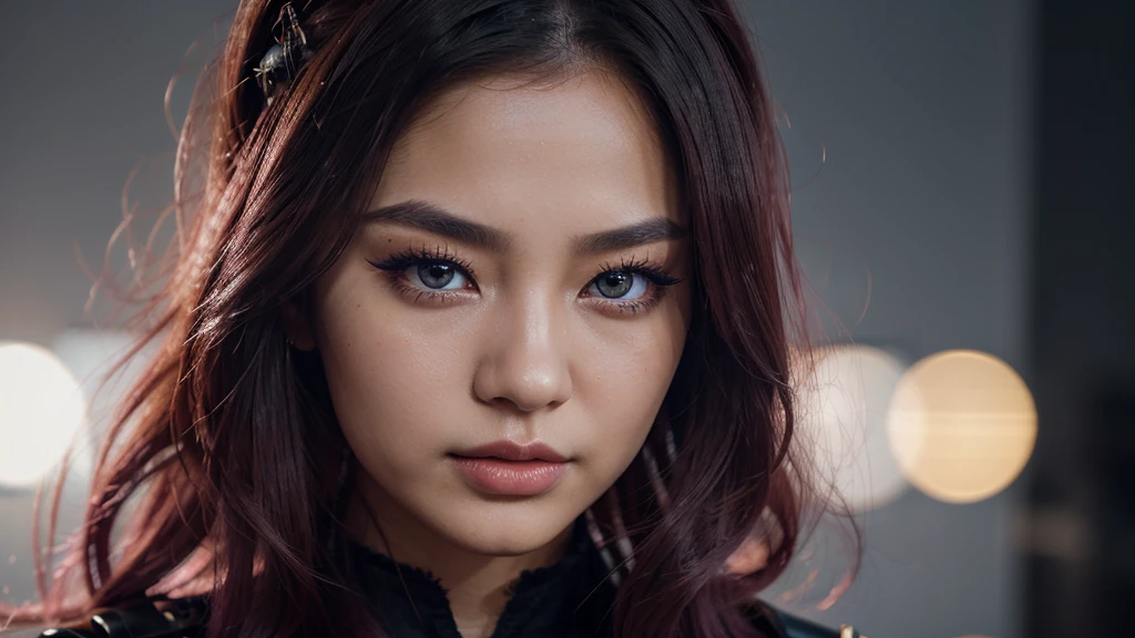 8k, realistic, ultra quality, beatiful asian girl, Stern anime girl, no background, (Highest Quality, Amazing Details:1.25), cinematic lighting, unique, whole body in picture, black gloves, high-quality, very long hair, hair intakes, makeup, lipstick, eyelashes, ultra detailed eyes, ultra detailed face, ultra detailed lips, ultra detailed lipstick, ultra detailed makeup, 18 years girl, blue eyes, pink hair, masterpiece, 8k,