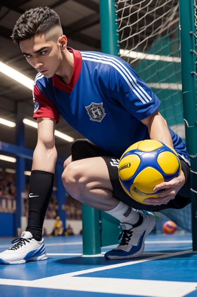 Create futsal shield with the acronyms KOF