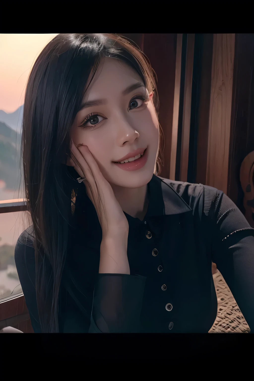 night, Only moonlight illuminates, crescent moon, Mountains in the distance, Beautiful big lotus nearby, big red lotus, There is running water next to it, frog, Summer is full of joy, crescent moon in the sky mixed with stars, Amazing wallpapers, Rainy night, rainy night, Beautiful and beautiful, Movie, high detail ((downpour))), 8K