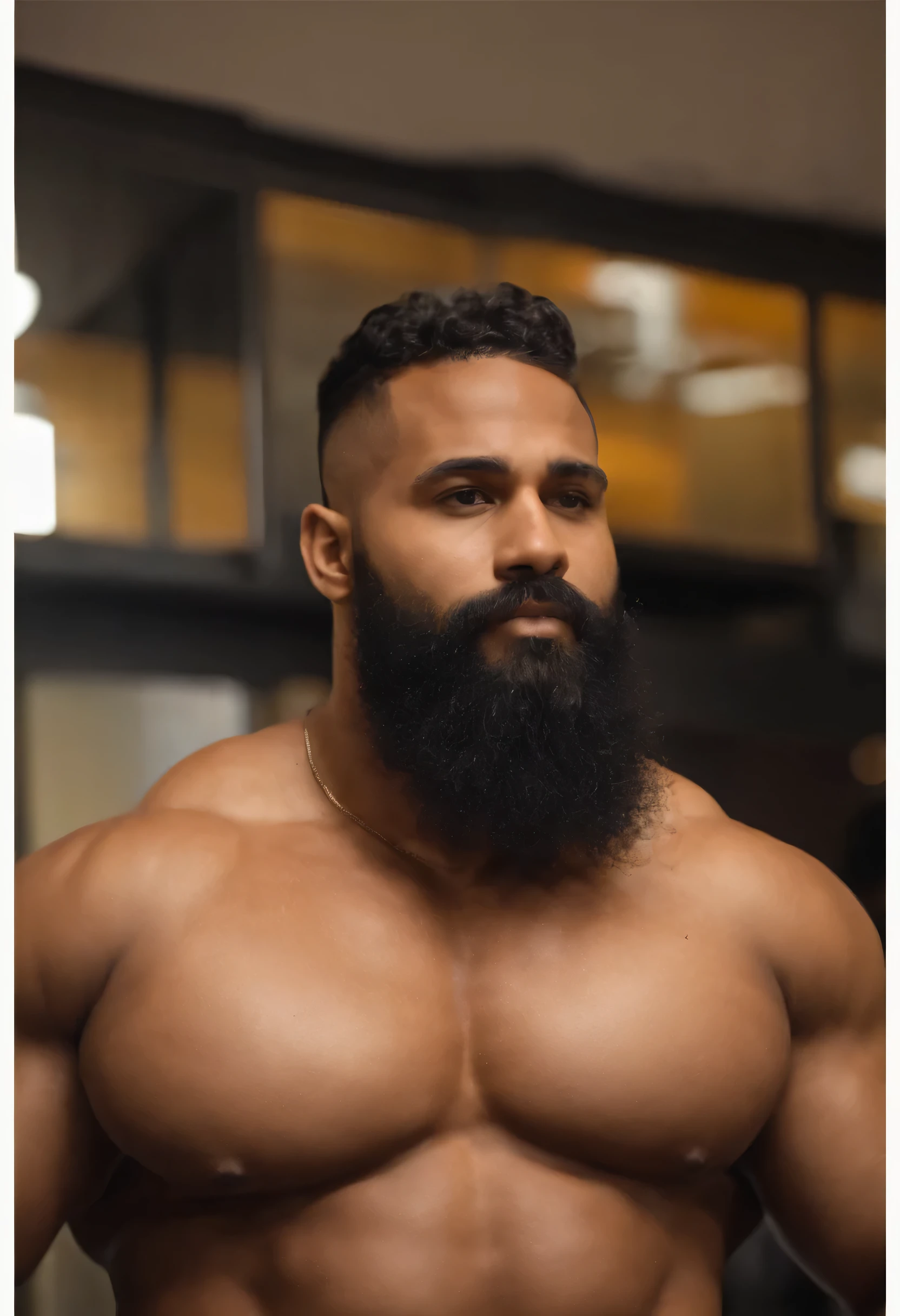(((2 heads))), muscle, Dominican 30yo man, big pecs, big biceps, whole body, Haircut, Spirit, wet, hands on the body, shirtless, big lump, swimsuit, very wide shoulders, big thick barba, realist, barba