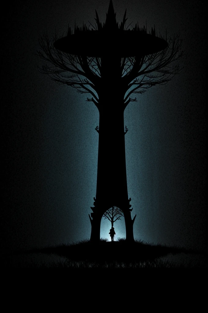 Dark wallpaper of word hollow