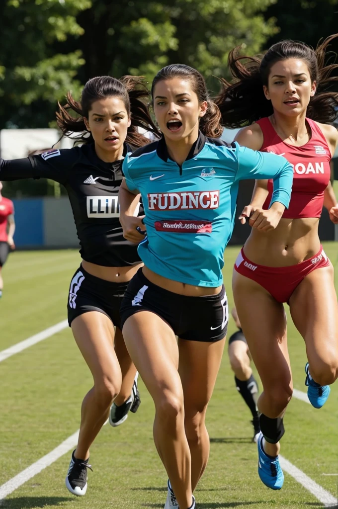 Fucking women sprinting