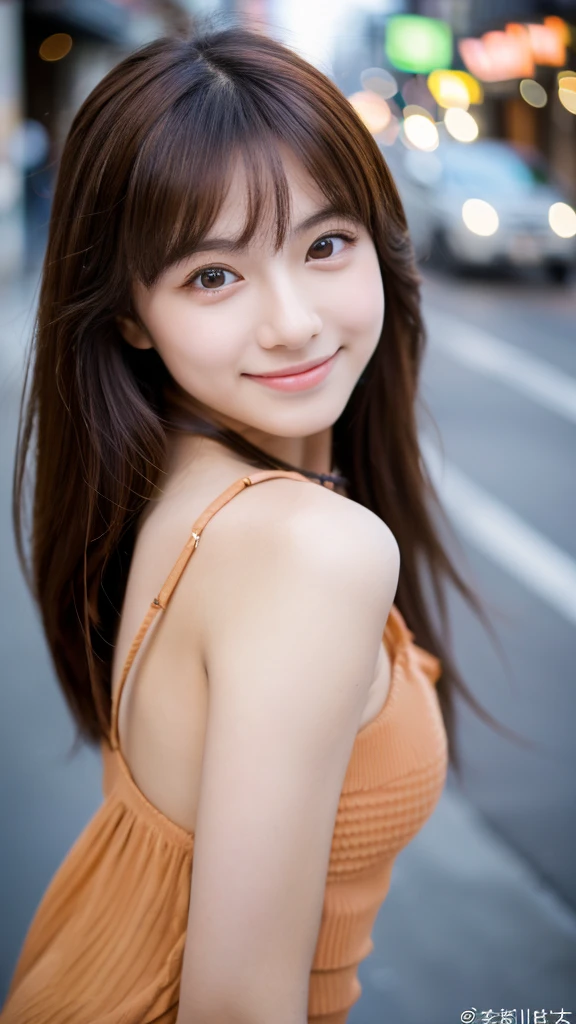 Super Cute Actress, Japanese, 18 years old, beach, long hair, brown hair, cabaret girl in plain clothes, Gravure Idol, dynamic angle, sexy pose, (8K/RAW development, best quality, 1.2x), Super Real, (Real, 1. 37x), portrait, high quality RAW color photo, super beauty, (Self Portrait: 1.2x), portrait, high quality RAW color photo famous idol, cute, super virgin face, white skin, smile, cute, young, pretty face, bare face, (Self Portrait: 1.2x), Portrait, High Quality RAW Color Photo, (Self Portrait: 1.2x), Portrait, High Quality RAW Color Photo, (Real: 1.37x)