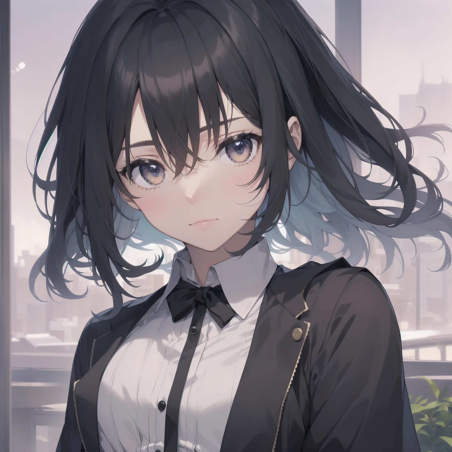 ultra-absurdres-Top quality by artist God, ultra-detailed, high resolution, anime moe artstyle, best anime 8k konachan wallpaper, pixiv contest winner, pool:2810, perfect anatomy,break, 1girl, (Please draw a girl walking sleepily to school alone. )break,(Solo,little female, 13-year-old:1.3),Full limbs, complete fingers,a junior high school student, (very short hair), short cut, flat chest, , small butt, small black eyes, beautiful detailed eyes, well-proportioned iris and pupils, expressive eyes, highres detailed hair, soft expression, salor school_uniform, sailor collar, serahuku, bow, pleated skirt,(Detailed Lighting), (Detailed background), in the School commute route. break,super detailed skin, Best cinematic lighting powered by famous artist, 8k,beauty illustration,photoshop_(medium),very aesthetic,break,((artist:hana_kazari )), artist:clamp ,artist:carnelian ,artist:kantoku ,
