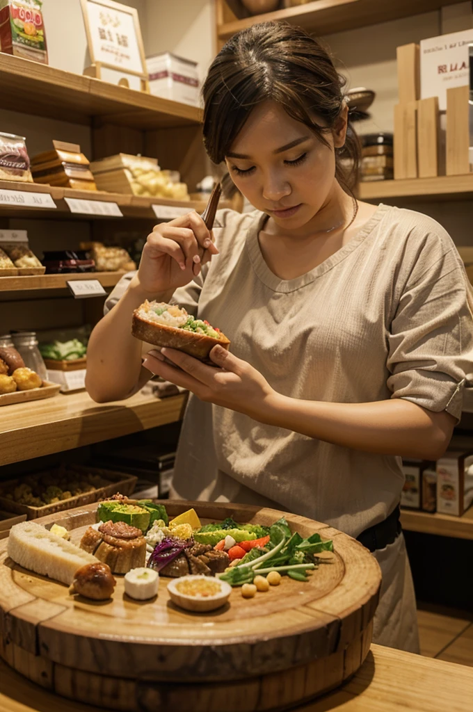 photorealistic,ผัดกระดพราหมูrealistically,at the shop,Looks delicious,Very delicious,Have lunch,realistically,sharp.