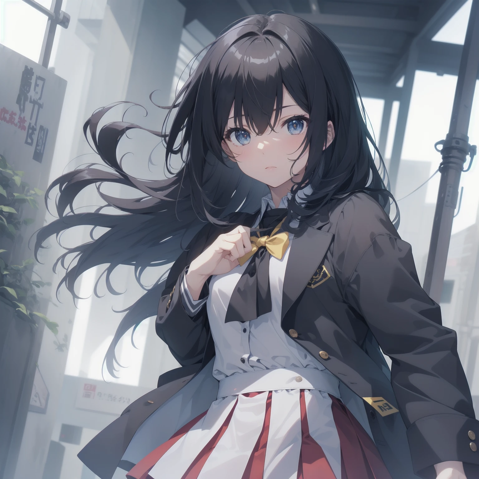 ultra-absurdres-Top quality by artist God, ultra-detailed, high resolution, anime moe artstyle, best anime 8k konachan wallpaper, pixiv contest winner, pool:2810, perfect anatomy,break, 1girl, (Please draw a girl walking sleepily to school alone. )break,(Solo,little female, 13-year-old:1.3),Full limbs, complete fingers,a junior high school student, (very short hair), short cut, flat chest, , small butt, small black eyes, beautiful detailed eyes, well-proportioned iris and pupils, expressive eyes, highres detailed hair, soft expression, salor school_uniform, sailor collar, serahuku, bow, pleated skirt,(Detailed Lighting), (Detailed background), in the School commute route. break,super detailed skin, Best cinematic lighting powered by famous artist, 8k,beauty illustration,photoshop_(medium),very aesthetic,break,((artist:hana_kazari )), artist:clamp ,artist:carnelian ,artist:kantoku ,
