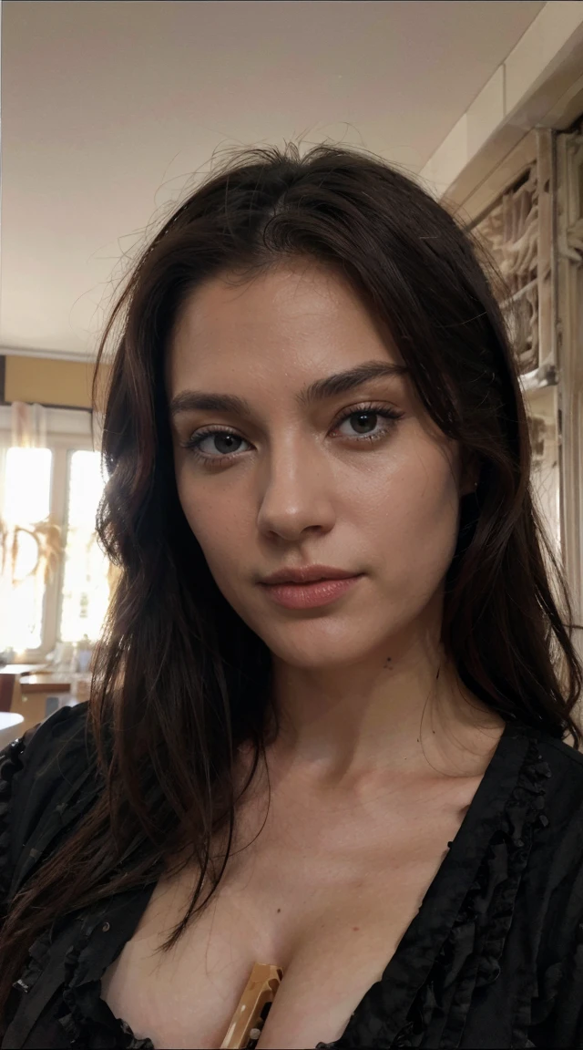 8K, la plus haute qualité, head of'artwork, realistic, super detailed, Photograph, high resolution, RAWPhotograph, high resolution, absurdist, Cinematic light, art officiel, high resolution, Profondeur de la limite écrite,corps dodu, mignon face, ssmile, Beautiful details in the eyes, 24 ans,Japanese man, mignon, messy brown hair,gown, beach, (vent:1.8), sunflower print, tout le corps, tetas grandes, habillé en gown blanche